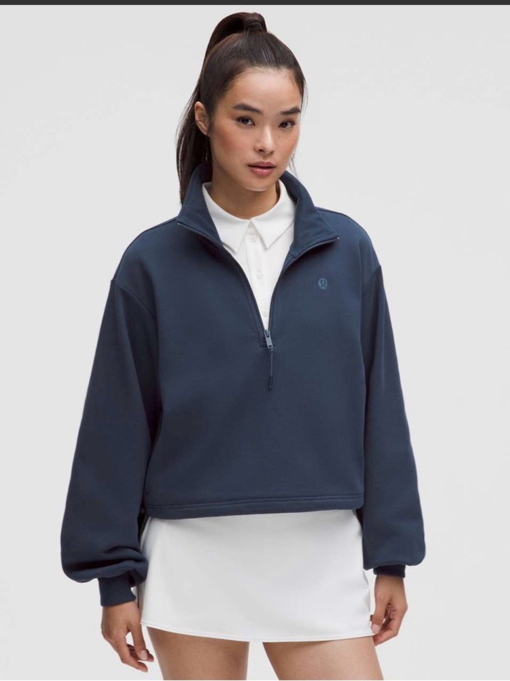 lululemon Terry tennis half zip